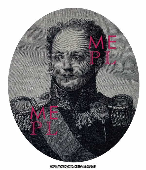 : Illustration showing Alexander I : Illustration showing Alexander I