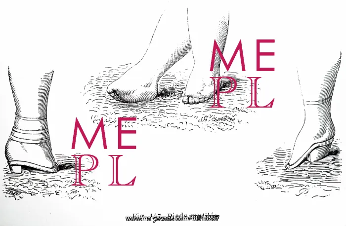 : Illustration showing consequences of foot binding : Illustration showing consequences of foot binding