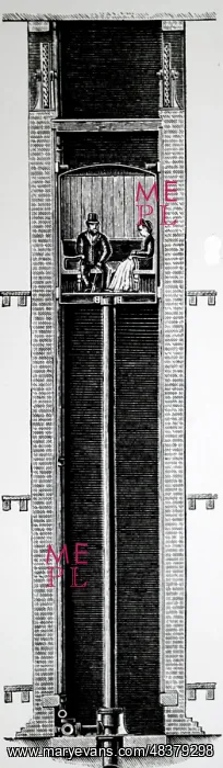  : Illustration showing Direct-acting hydraulic passenger