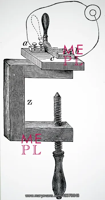 : Illustration showing Edison's automatic current : Illustration showing Edison's automatic current