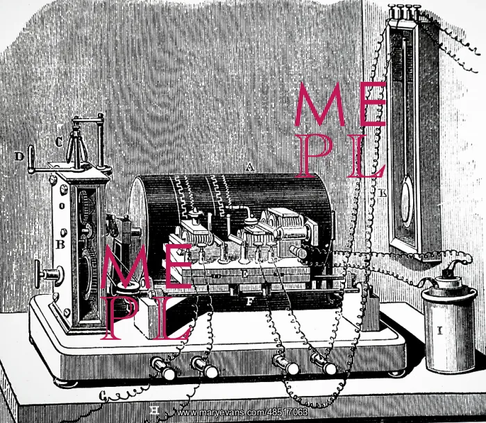 : Illustration showing Electric CHRONOGRAPH : Illustration showing Electric CHRONOGRAPH