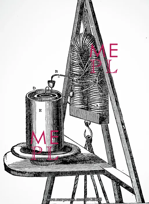  : Illustration showing Electromagnet, powerful enough