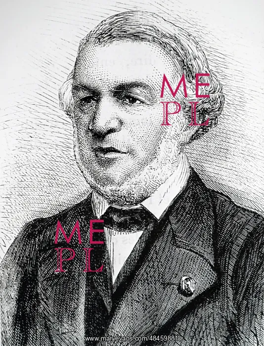 : Illustration showing Eugene Flachat : Illustration showing Eugene Flachat