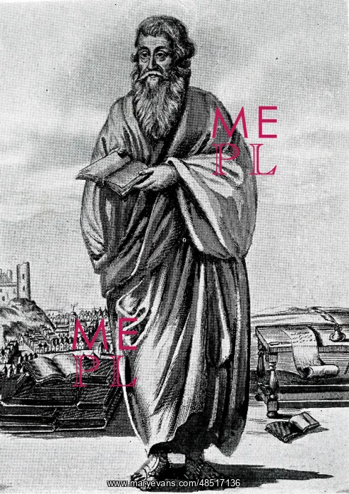 : Illustration showing Eusebius of Caesarea : Illustration showing Eusebius of Caesarea