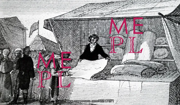 : Illustration showing Flannel, woven in surrounding : Illustration showing Flannel, woven in surrounding