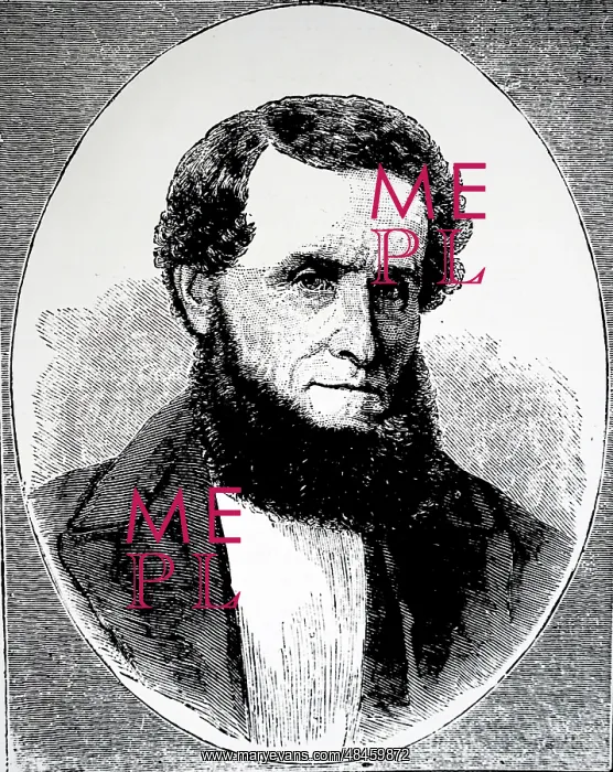 : Illustration showing James Lick : Illustration showing James Lick