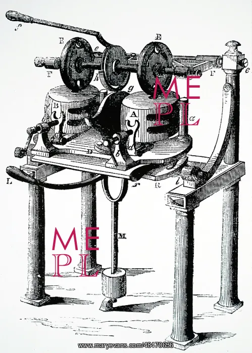 : Illustration showing men in a treadmill, working : Illustration showing men in a treadmill, working