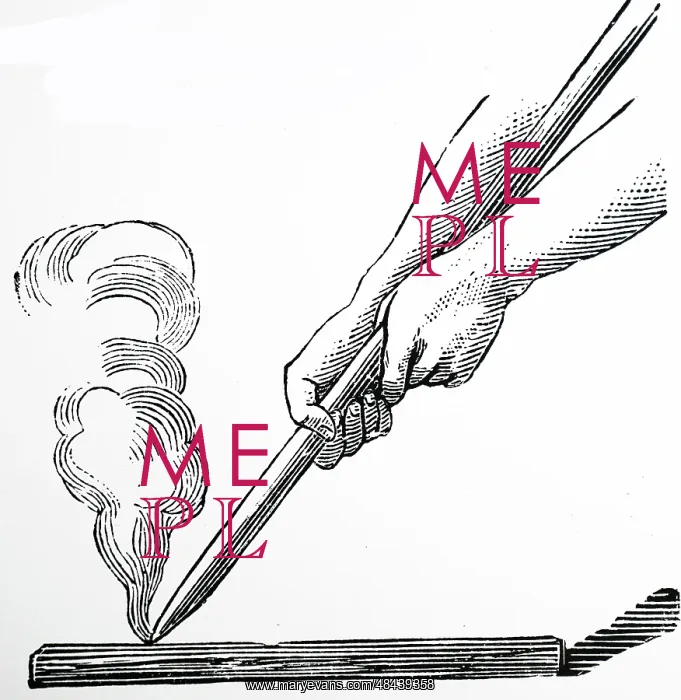 : Illustration showing Method of making a simple : Illustration showing Method of making a simple