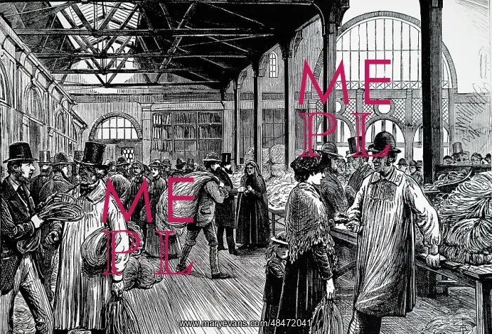  : Illustration showing The plait hall, Luton 1878