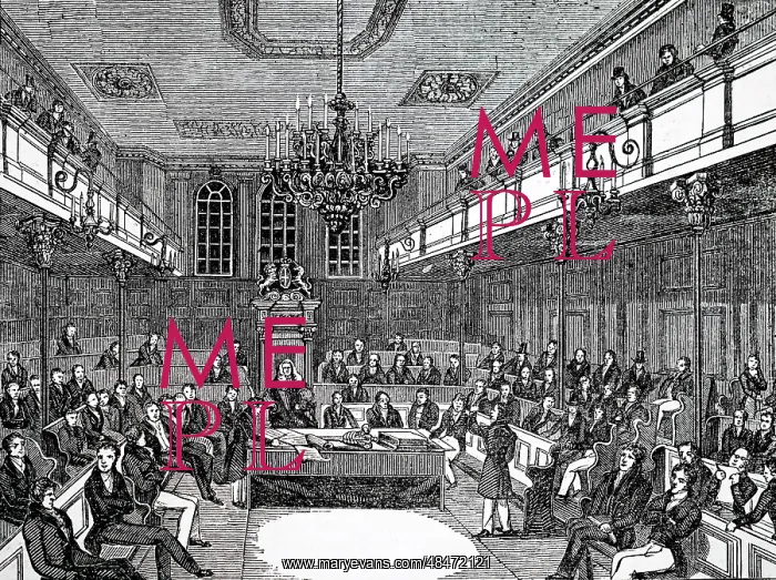  : Illustration showing a sitting of the House of