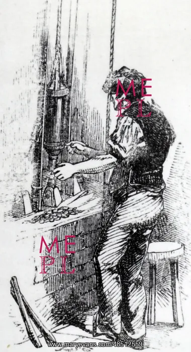 : Illustration showing Stamping patterns on metal : Illustration showing Stamping patterns on metal