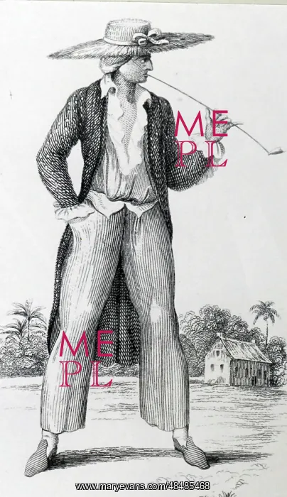  : Illustration showing a typical Surinam planter of about 1796