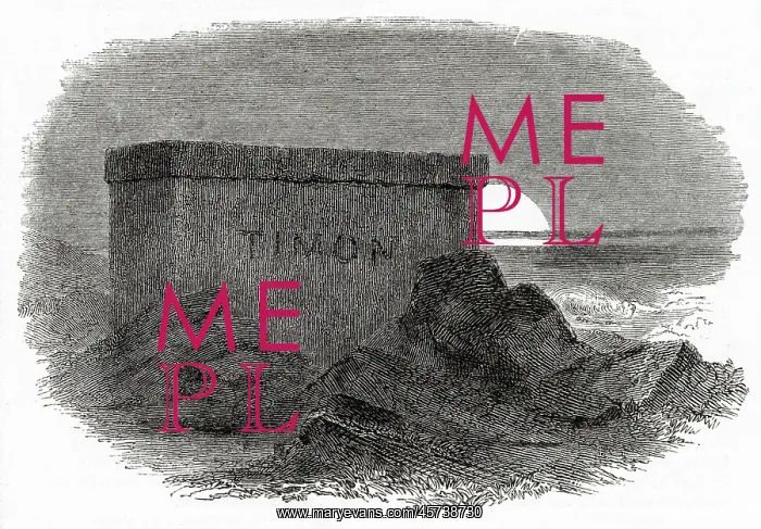 : Illustration, Timon of Athens, by William Shakespeare : Illustration, Timon of Athens, by William Shakespeare