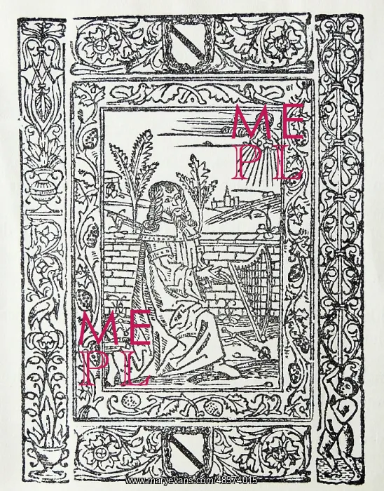: Illustration from the Title-Page from Devotissima : Illustration from the Title-Page from Devotissima