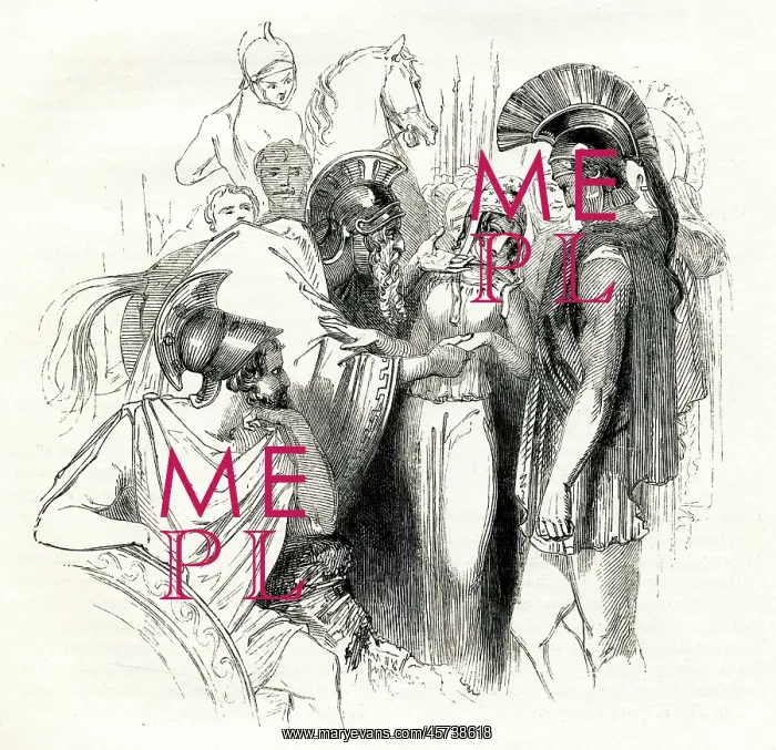  : Illustration, Troilus and Cressida, by William Shakespeare