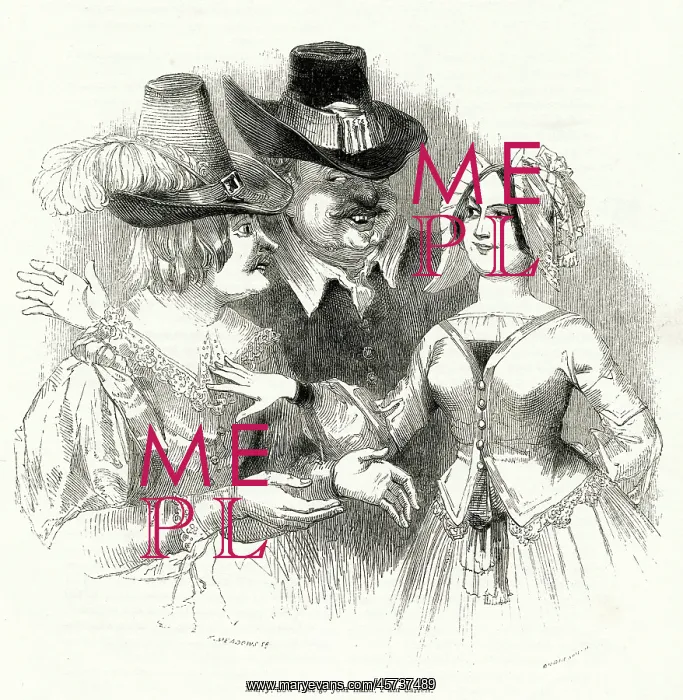 : Illustration, Twelfth Night, by William Shakespeare : Illustration, Twelfth Night, by William Shakespeare