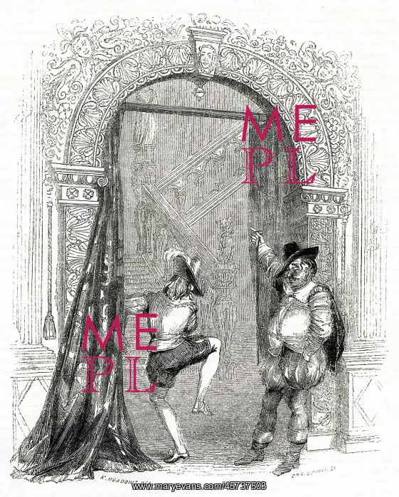 : Illustration, Twelfth Night, by William Shakespeare : Illustration, Twelfth Night, by William Shakespeare
