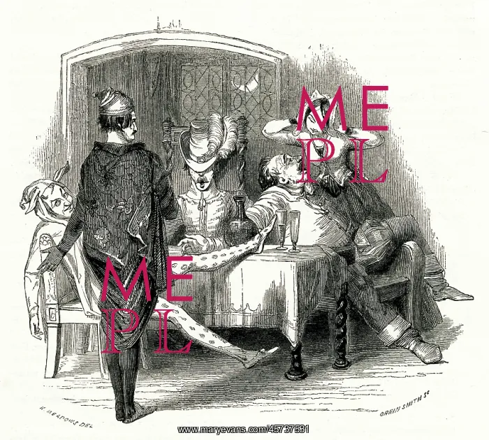 : Illustration, Twelfth Night, by William Shakespeare : Illustration, Twelfth Night, by William Shakespeare
