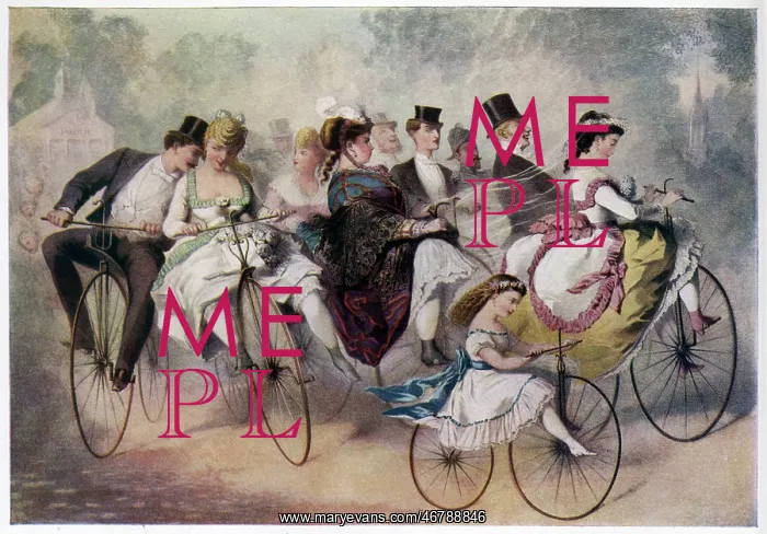 : Illustration, Wedding Party on Wheels
