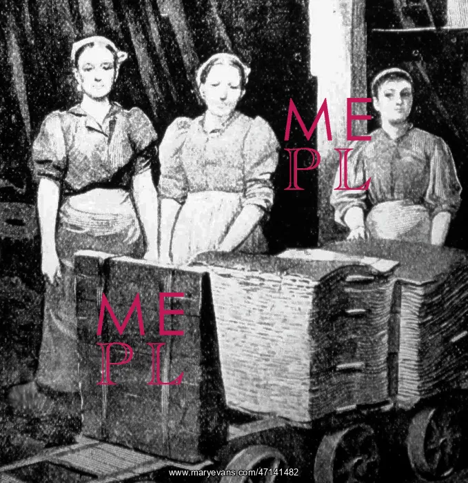  : Illustration of women lead workers in the 1850s