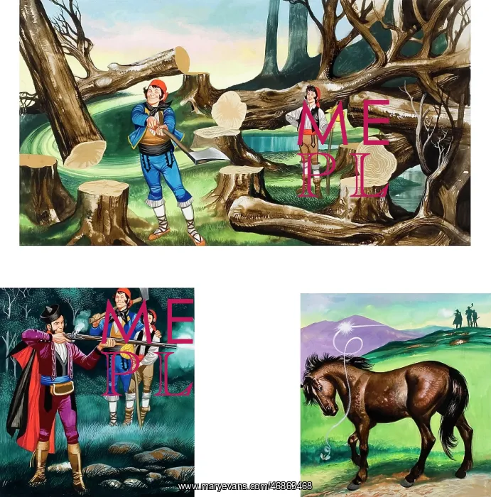 : Illustrations for Michael and the Mighty Men : Illustrations for Michael and the Mighty Men