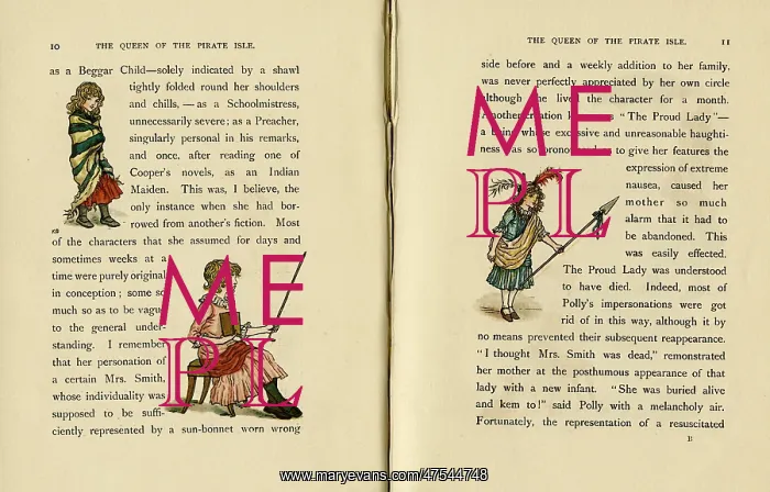 : Three illustrations, The Queen of the Pirate Isle : Three illustrations, The Queen of the Pirate Isle
