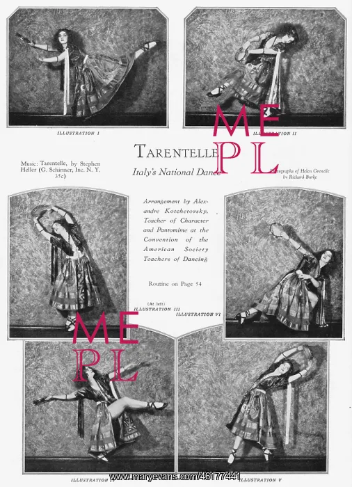 : Illustrations of the Tarantelle - Italy's National : Illustrations of the Tarantelle - Italy's National