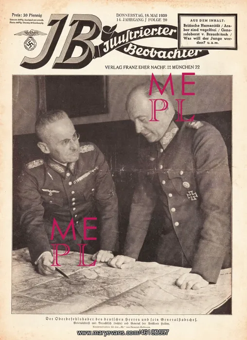 : Illustrierte Beobachter Generals von Brauchitsch and Halder : Illustrierte Beobachter Generals von Brauchitsch and Halder