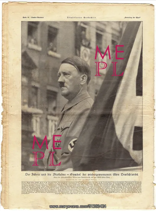 : Illustrierter Beobachter - back cover : Illustrierter Beobachter - back cover