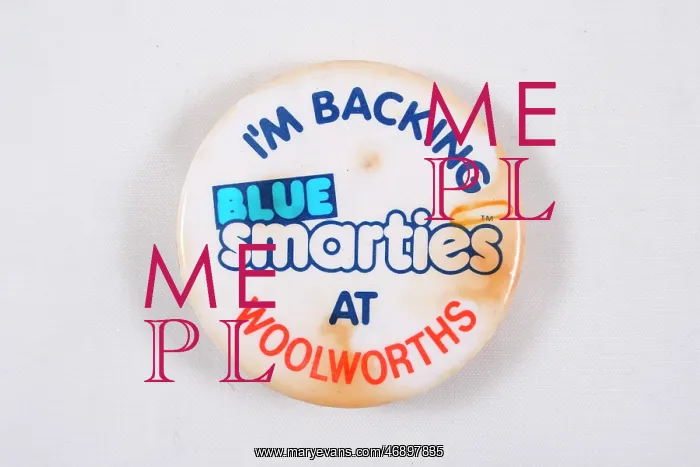 : I'm backing blue smarties at Woolworths badge : I'm backing blue smarties at Woolworths badge