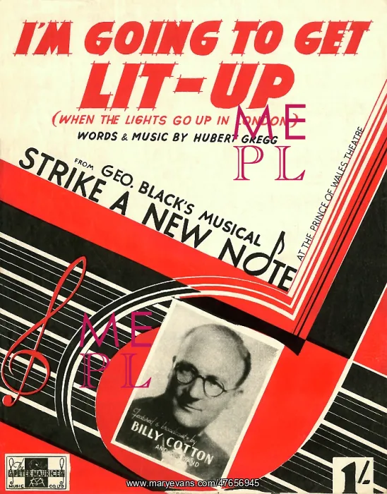 : I'm going to get lit up - Music Sheet Cover : I'm going to get lit up - Music Sheet Cover