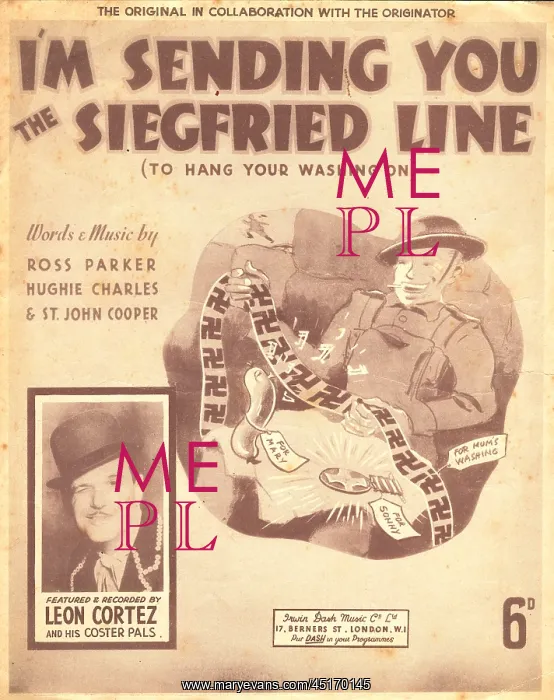 : I'm Sending You The Siegfried Line : I'm Sending You The Siegfried Line