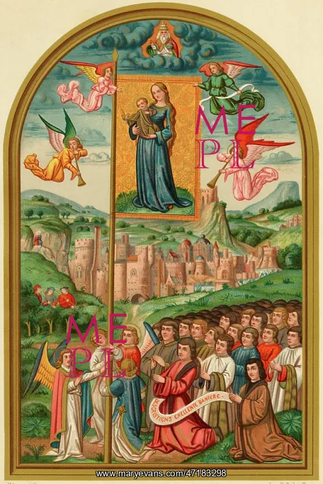 : IMAGE OF MARY / BANNER : IMAGE OF MARY / BANNER