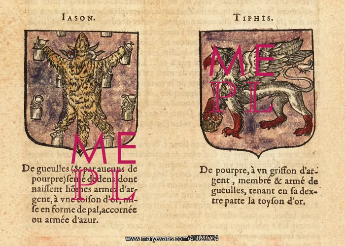 : Imaginary coat of arms of Jason of the Argonauts : Imaginary coat of arms of Jason of the Argonauts