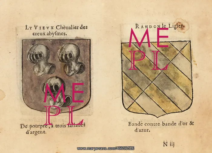 : Imaginary coats of arms of Ancient Knight of the : Imaginary coats of arms of Ancient Knight of the