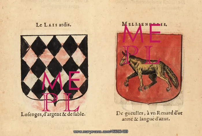  : Imaginary coats of arms of Knights of the Round