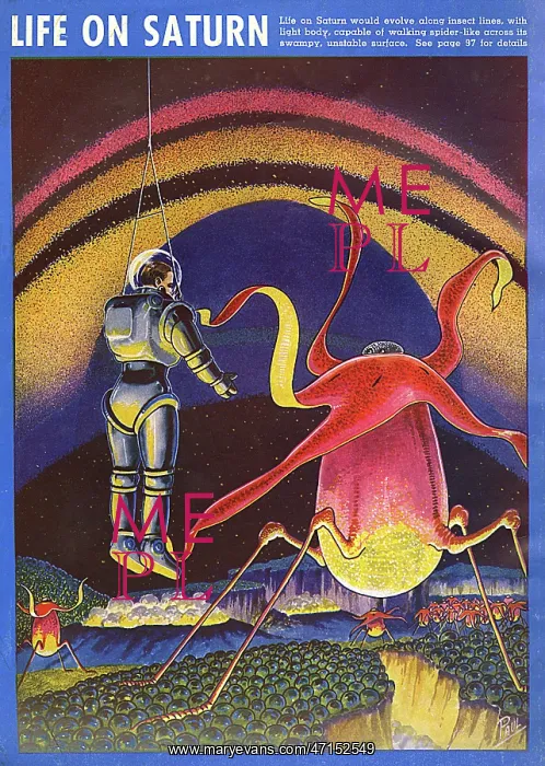 : Imaginary inhabitant of the planet Saturn : Imaginary inhabitant of the planet Saturn