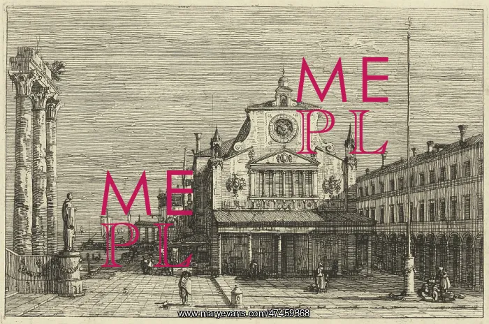 : Imaginary view of S. Giacomo di Rialto : Imaginary view of S. Giacomo di Rialto
