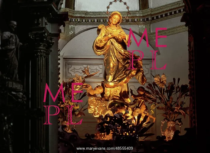 : Immaculate Conception sculpture. Caravaca. Region of Murcia : Immaculate Conception sculpture. Caravaca. Region of Murcia