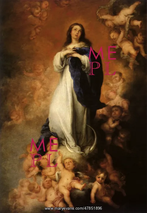 : The Immaculate Virgin of Soult, by Murillo : The Immaculate Virgin of Soult, by Murillo
