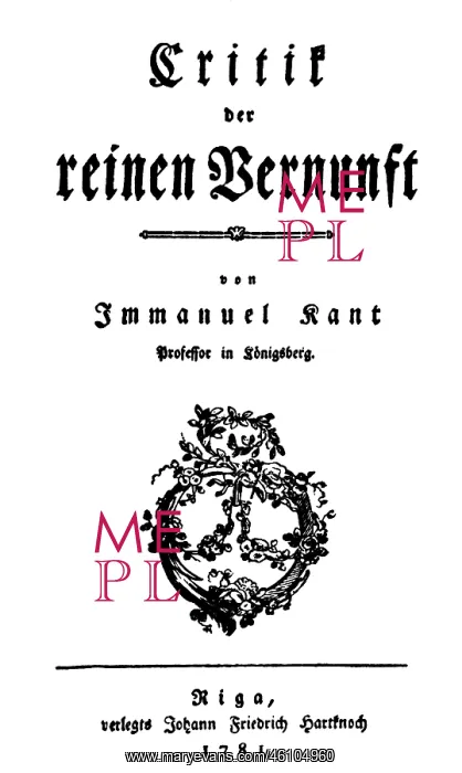 : Immanuel Kant : Immanuel Kant