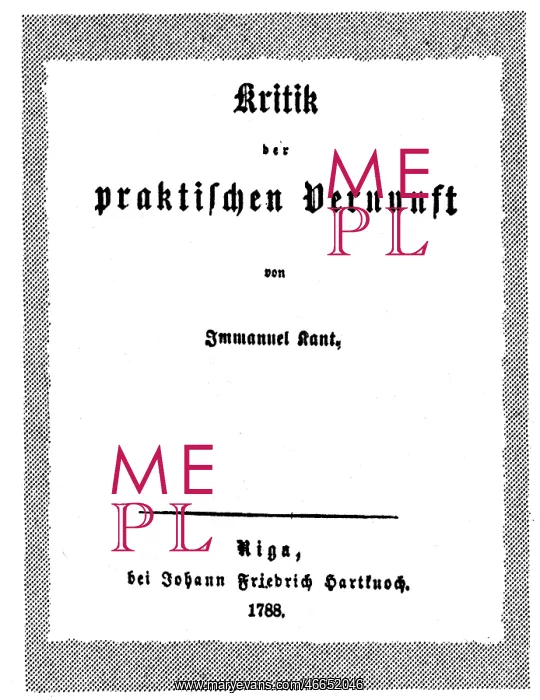 : Immanuel Kant : Immanuel Kant