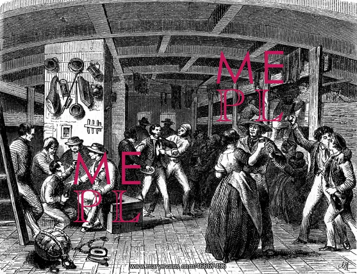 : Immigrants aboard Ship : Immigrants aboard Ship