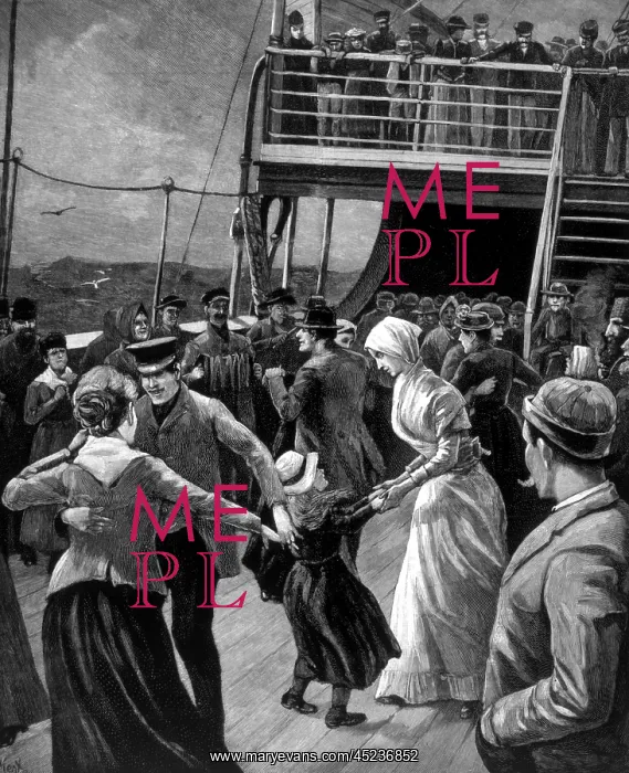 : Immigrants dancing in the steerage mid-ocean ? : Immigrants dancing in the steerage mid-ocean ?