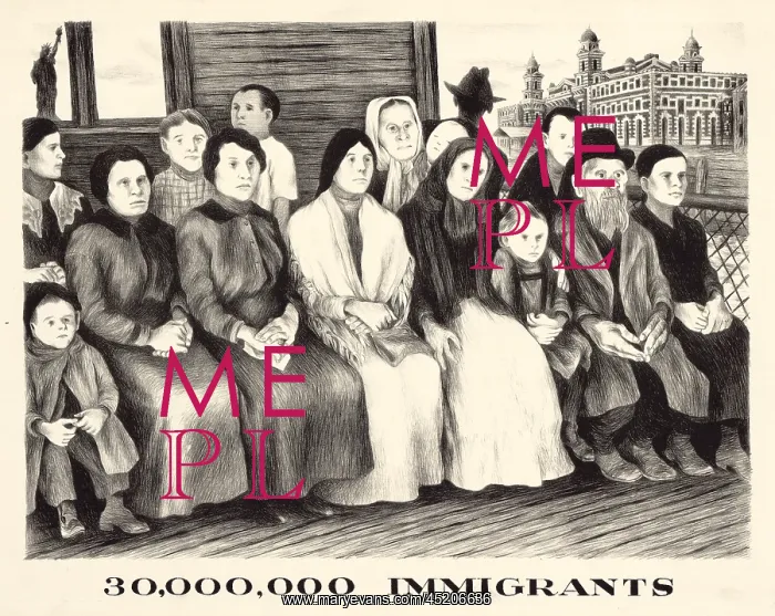 : Immigrants. shows a group of Immigrants ? : Immigrants. shows a group of Immigrants ?