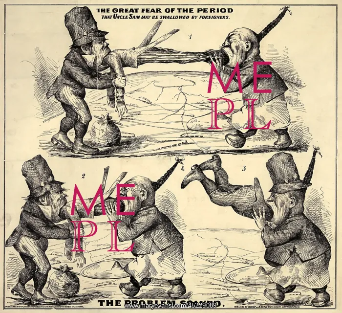 : Immigration. The great fear of the period : Immigration. The great fear of the period