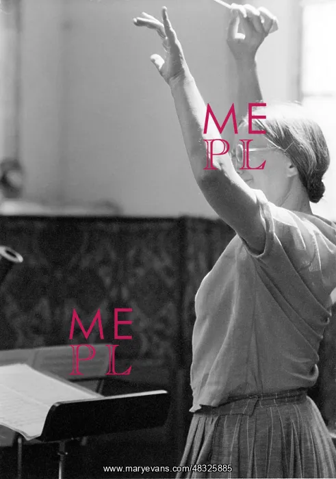 : Imogen Holst Conducting at Blythburgh : Imogen Holst Conducting at Blythburgh