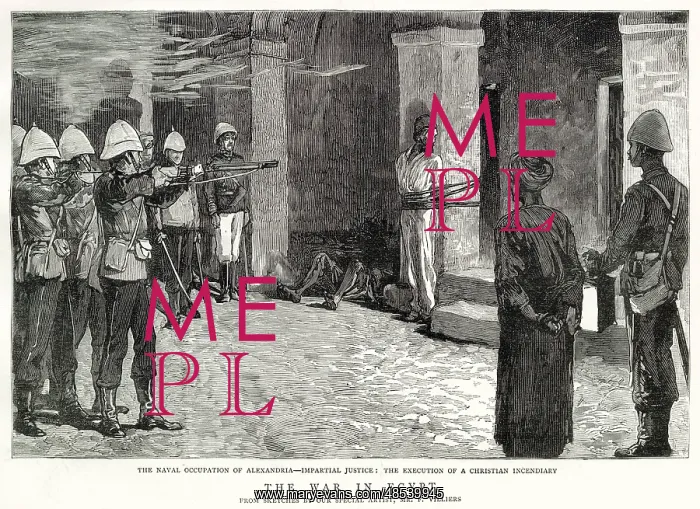 : Impartial justice, execution of Christian incendiary, Egypt : Impartial justice, execution of Christian incendiary, Egypt