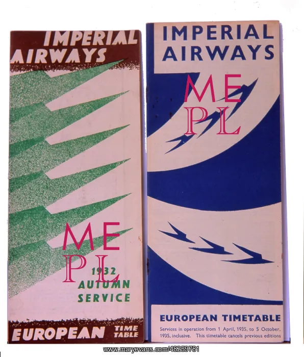  : Imperial Airways leaflets