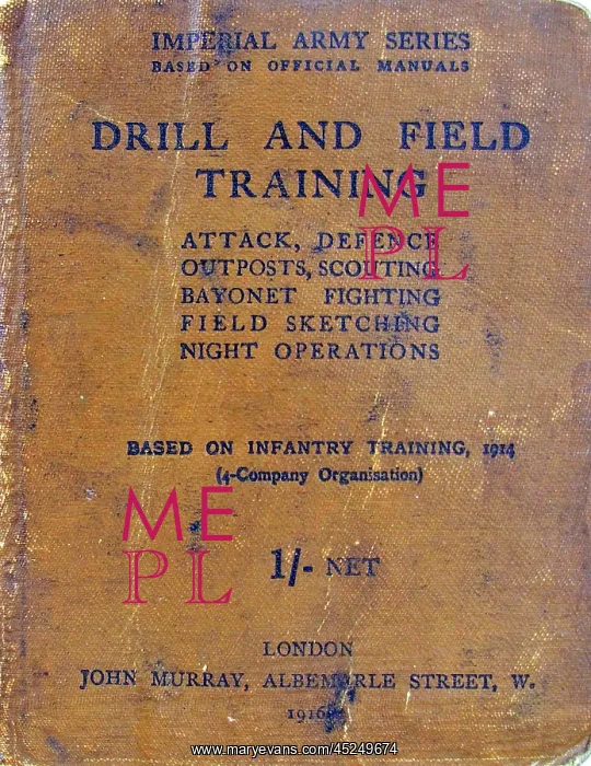 : Imperial Army Series Drill and Field Training. - WWI : Imperial Army Series Drill and Field Training. - WWI
